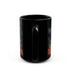 Halloween Mug, Halloween Haunted House Coffee Mug, Unique Halloween Gift, Witchy Halloween Cup, Vintage Style Halloween Mug, Ghost Mug 15oz