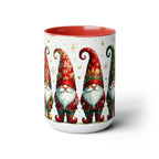 Gnome Christmas Mug, Gnome Coffee Mug, Holiday Gnome Cup, Gnome Lover Gift, Kitchen Decor Gnome Coffee Cup, Trendy Mug, Xmas Gift Mug 15oz
