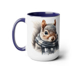 Squirrel Mug, Mug for Squirrell Lovers, Funny Coffee Mug, Gift for Squirrell Lovers, Christmas Mug, Ceramic Mug 15oz