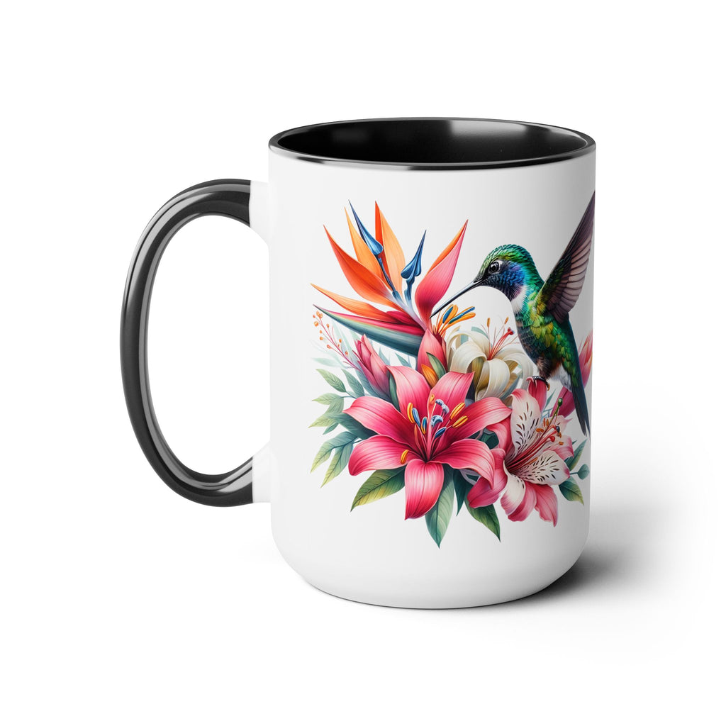 Hummingbird Mug, Hummingbird Lover Mug, Hummingbird Gifts for Women, Flower Mug, Bird Lover Gifts, Gift for Mom Mugs, Christmas Gift Mug15oz
