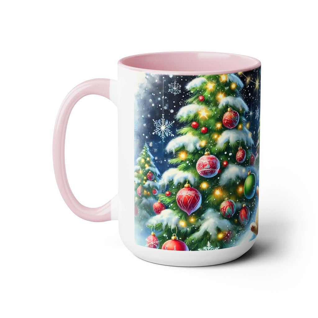 Christmas Bunny Mug, Bunny Holiday Mug, Bunny Coffee Cup, Winter Mug, Bunny Gifts, Merry Christmas Cup, Funny Coffee Mug, Kitchen Decor 15oz