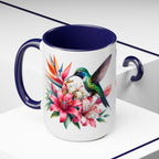 Hummingbird Mug, Hummingbird Lover Mug, Hummingbird Gifts for Women, Flower Mug, Bird Lover Gifts, Gift for Mom Mugs, Christmas Gift Mug15oz
