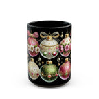 Christmas Mug, Retro Christmas Coffee Mug, Festive Christmas Cup, Holiday Mug, Xmas Mug, Seasonal Kitchen Decor Mug, Hot Chocolate Mug 15oz