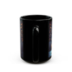 Crescent Moon Gothic Book Lover Coffee Mug, Dark Academia Witchy Floral Gift, Reading Mug, Book Lover Gift, Bookish Fall, Ceramic Cup 15oz