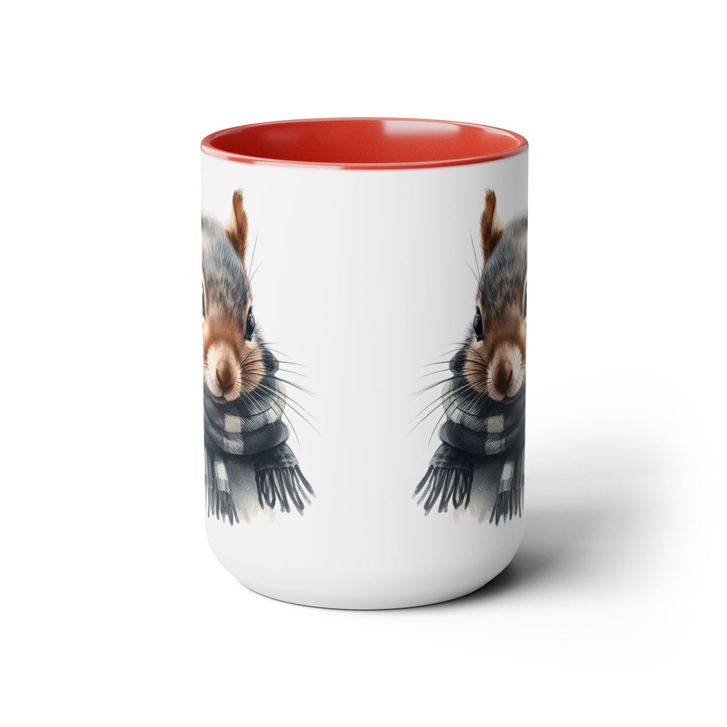 Squirrel Mug, Mug for Squirrell Lovers, Funny Coffee Mug, Gift for Squirrell Lovers, Christmas Mug, Ceramic Mug 15oz