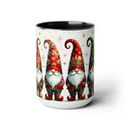 Gnome Christmas Mug, Gnome Coffee Mug, Holiday Gnome Cup, Gnome Lover Gift, Kitchen Decor Gnome Coffee Cup, Trendy Mug, Xmas Gift Mug 15oz