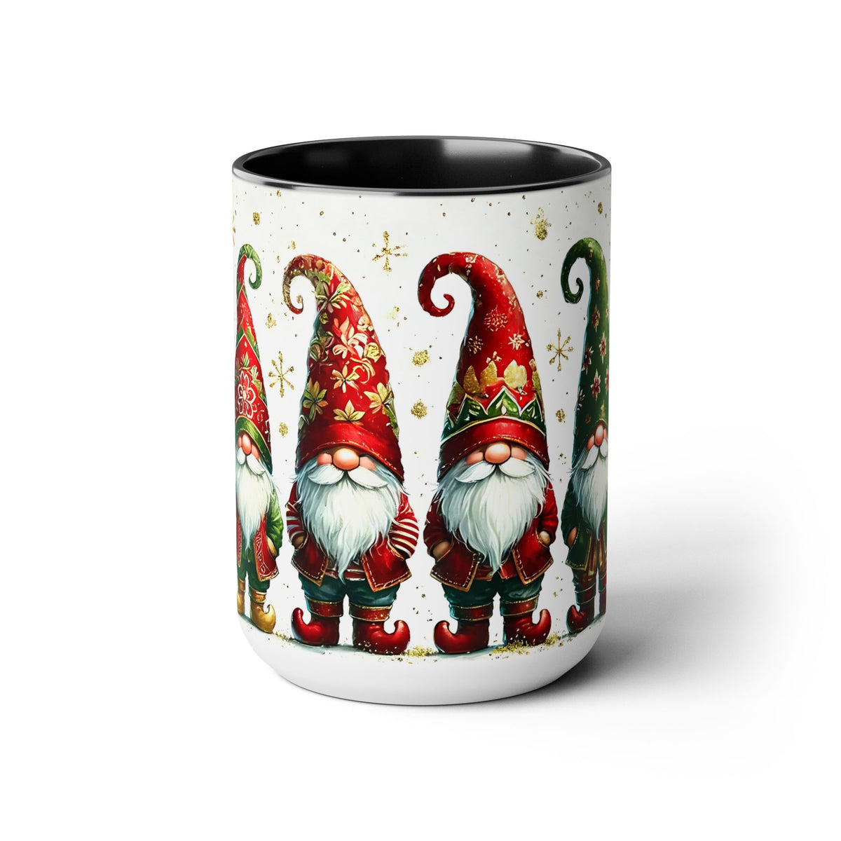 Gnome Christmas Mug, Gnome Coffee Mug, Holiday Gnome Cup, Gnome Lover Gift, Kitchen Decor Gnome Coffee Cup, Trendy Mug, Xmas Gift Mug 15oz