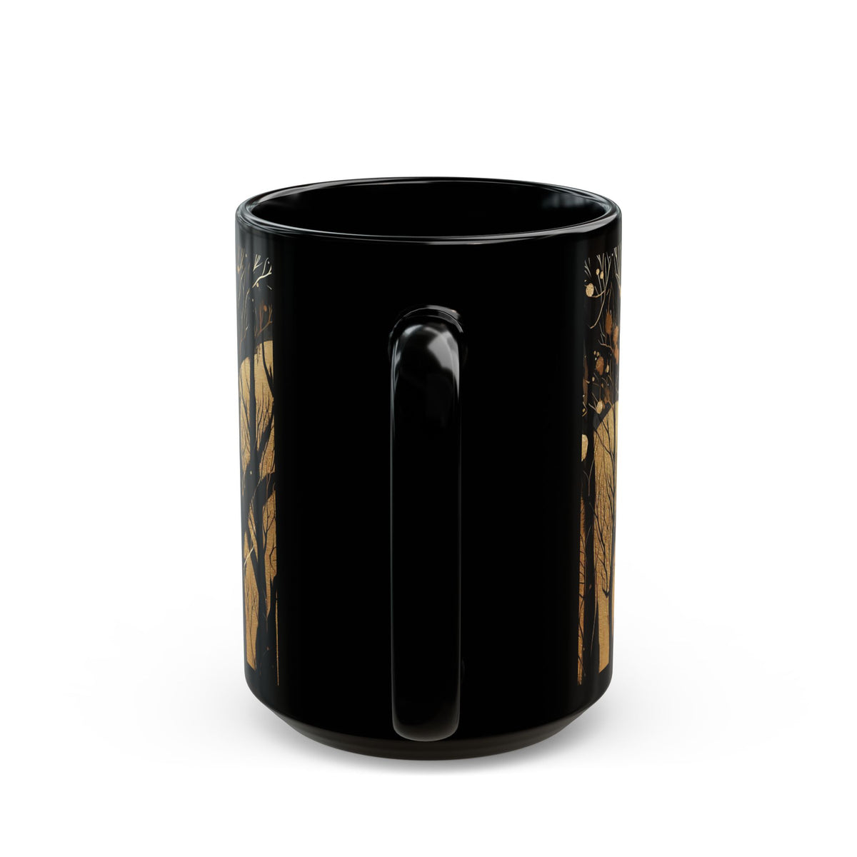 Dark Forest Mug, Mystical Night Coffee Mug, Witchy Moon Mug, Gothic Forest Dark Academia Mug, Mystical Forest Coffee Cup, Halloween Cup 15oz