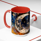 Celestial Sun Moon Mug, Stained Glass Style Coffee Mug, Moon & Sun Mug, Witchy Gift Mug, Astrology Mug, Dark Academia Cup, Gothic Cup