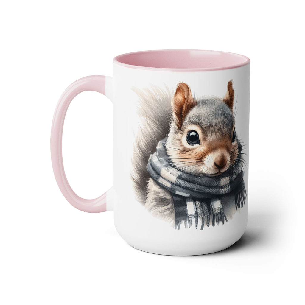 Squirrel Mug, Mug for Squirrell Lovers, Funny Coffee Mug, Gift for Squirrell Lovers, Christmas Mug, Ceramic Mug 15oz