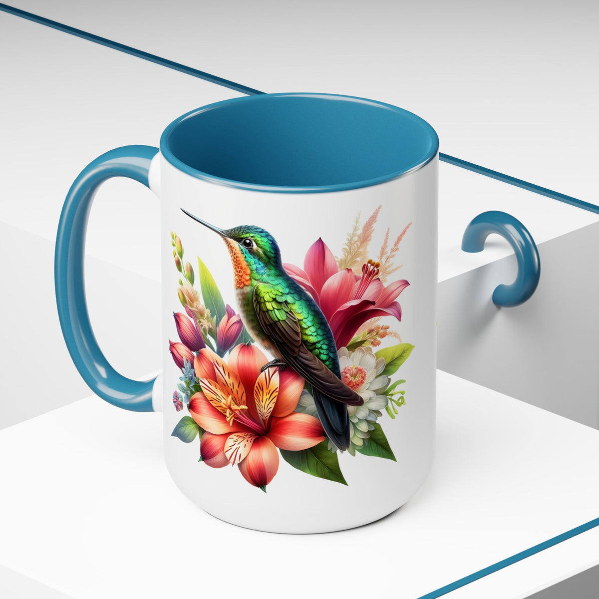 Hummingbird Mug, Hummingbird Gifts, Flower Mug, Bird Lover Gifts, Gift for Mom Nana Gigi Mugs, Hummingbird Lover Mug, Christmas Gift Mug15oz