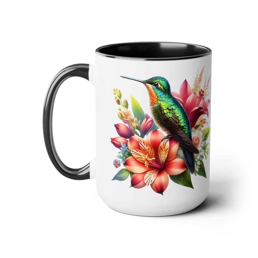 Hummingbird Mug, Hummingbird Gifts, Flower Mug, Bird Lover Gifts, Gift for Mom Nana Gigi Mugs, Hummingbird Lover Mug, Christmas Gift Mug15oz