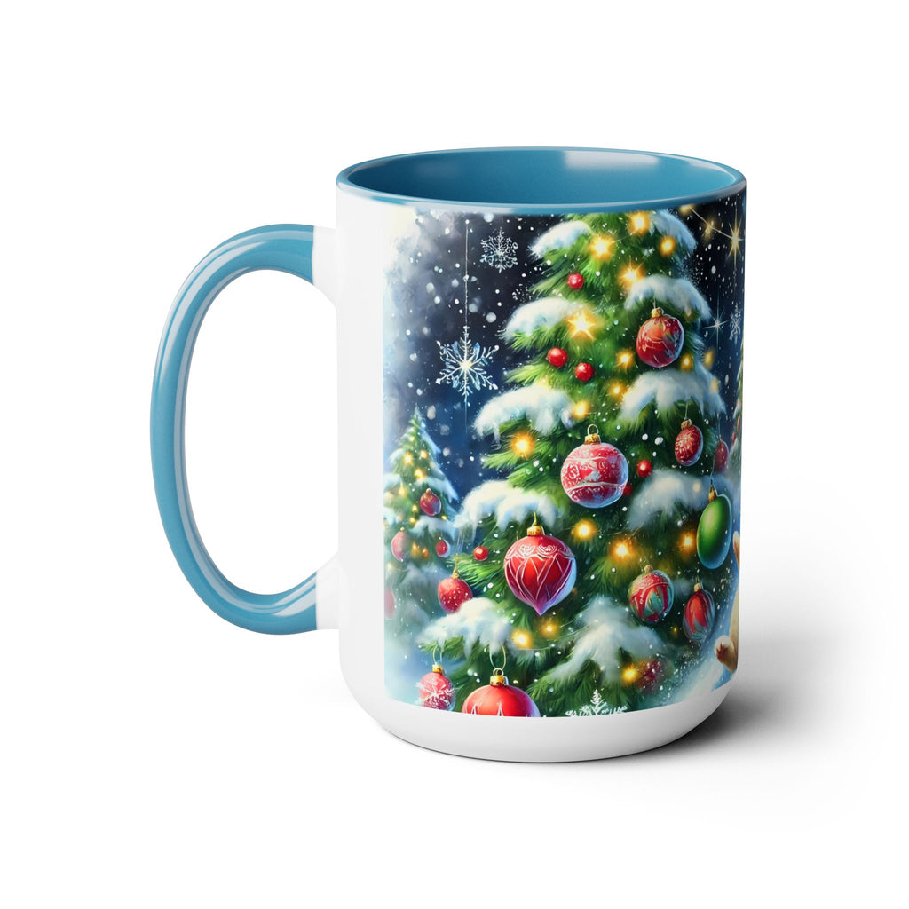 Christmas Bunny Mug, Bunny Holiday Mug, Bunny Coffee Cup, Winter Mug, Bunny Gifts, Merry Christmas Cup, Funny Coffee Mug, Kitchen Decor 15oz