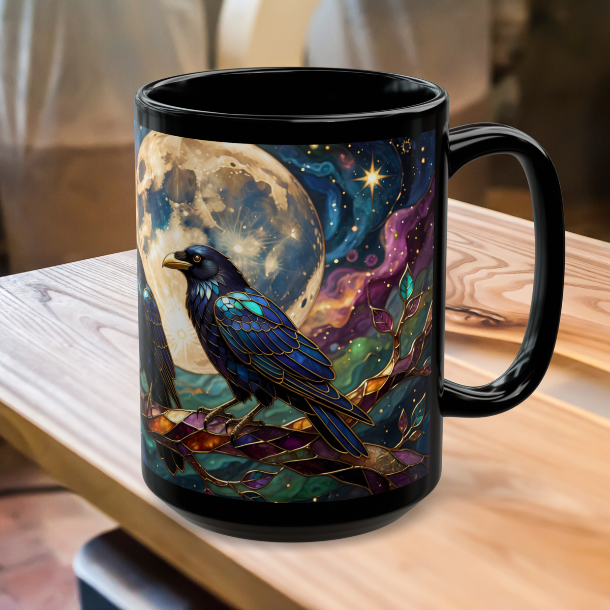Copy of Halloween Hunted House Mug, Halloween Pumpkins Mug, Black Cat Mug, Spooky Halloween House Mug, Halloween Gift, Spooky Moon Mug,15 oz