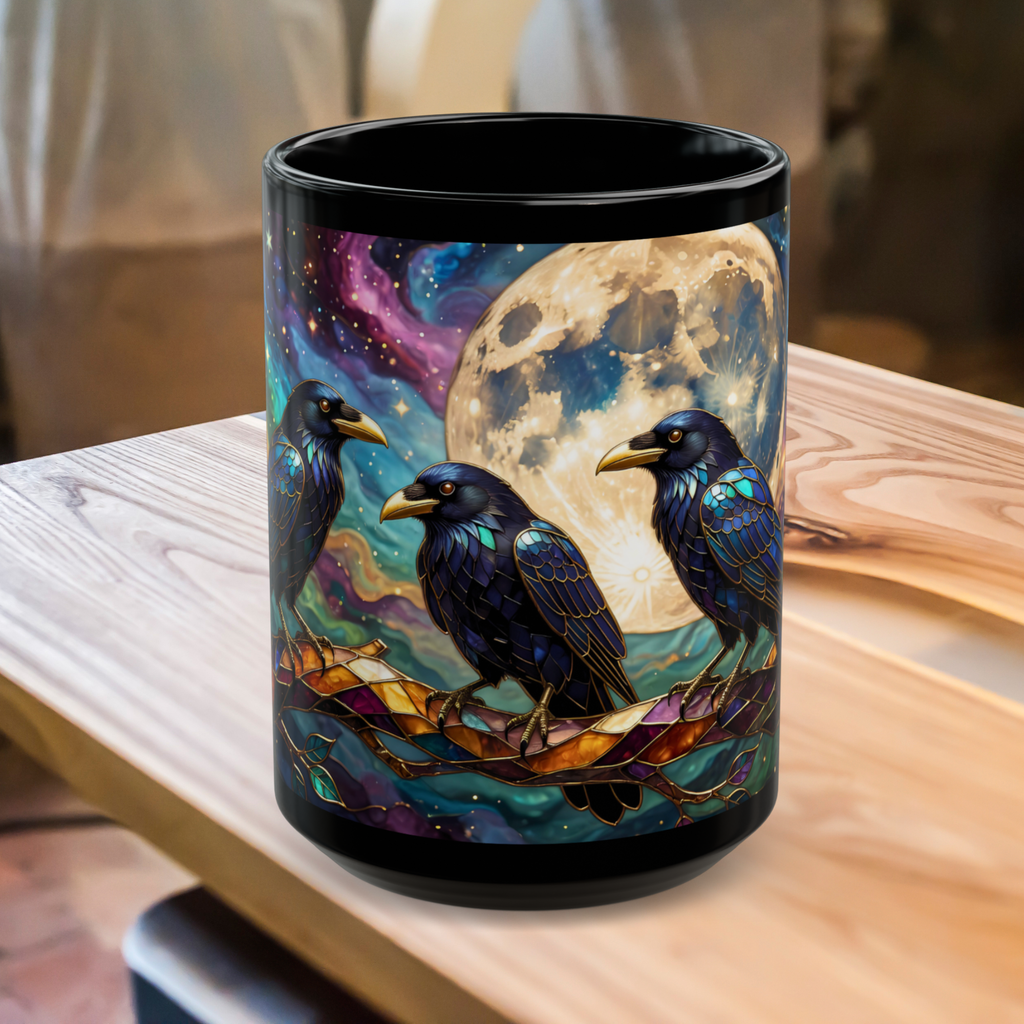 Copy of Halloween Hunted House Mug, Halloween Pumpkins Mug, Black Cat Mug, Spooky Halloween House Mug, Halloween Gift, Spooky Moon Mug,15 oz