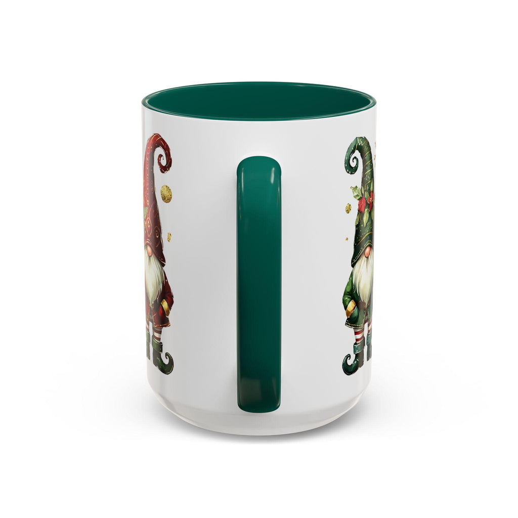 Gnome Christmas Mug, Gnome Coffee Mug, Holiday Gnome Cup, Gnome Lover Gift, Kitchen Decor Gnome Coffee Cup, Trendy Mug, Xmas Gift Mug 15oz