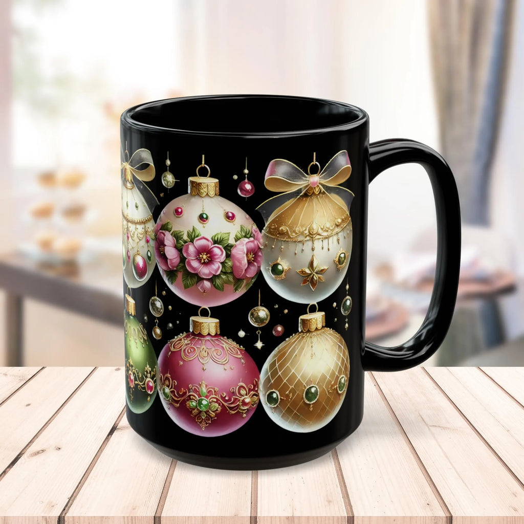 Christmas Mug, Retro Christmas Coffee Mug, Festive Christmas Cup, Holiday Mug, Xmas Mug, Seasonal Kitchen Decor Mug, Hot Chocolate Mug 15oz