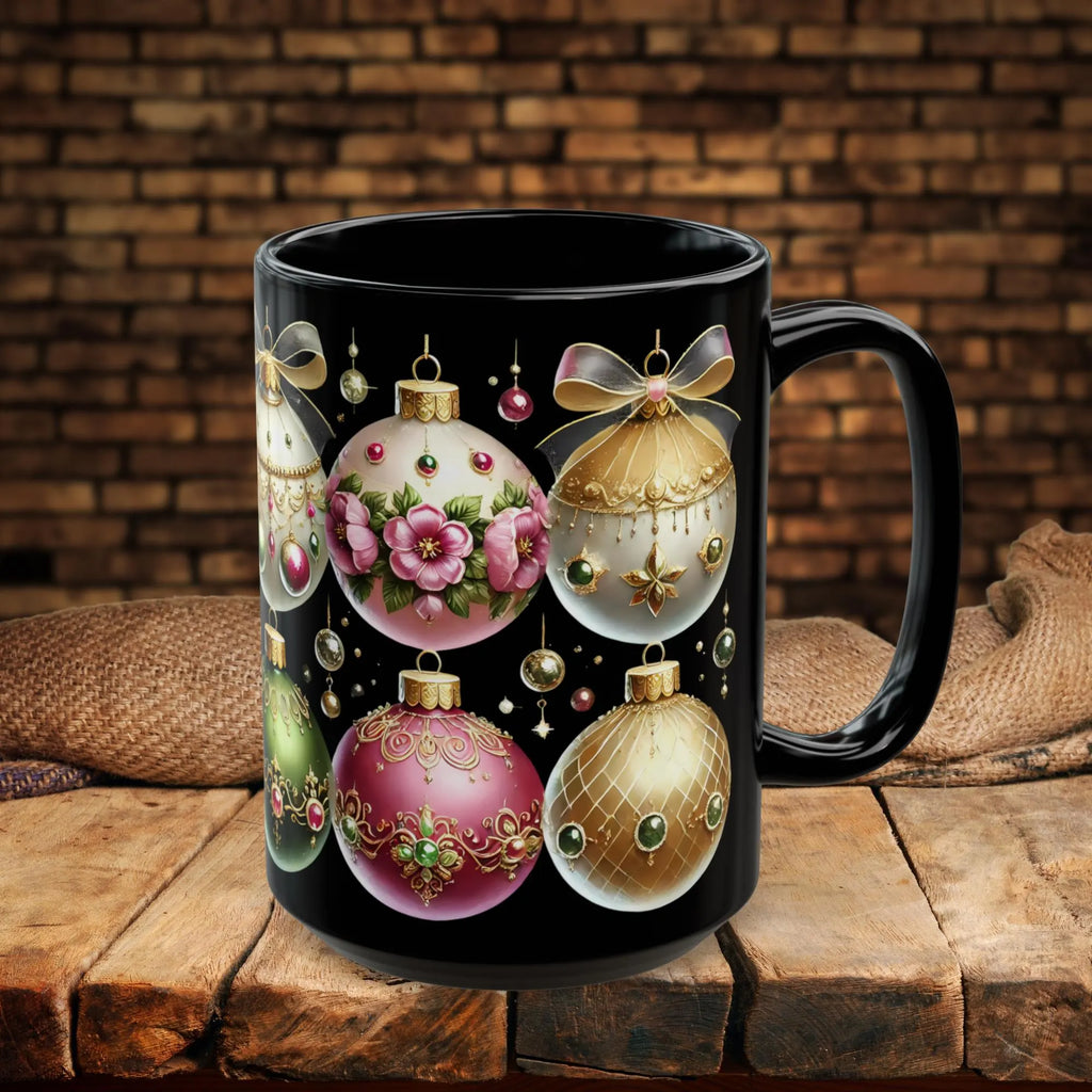 Christmas Mug, Retro Christmas Coffee Mug, Festive Christmas Cup, Holiday Mug, Xmas Mug, Seasonal Kitchen Decor Mug, Hot Chocolate Mug 15oz