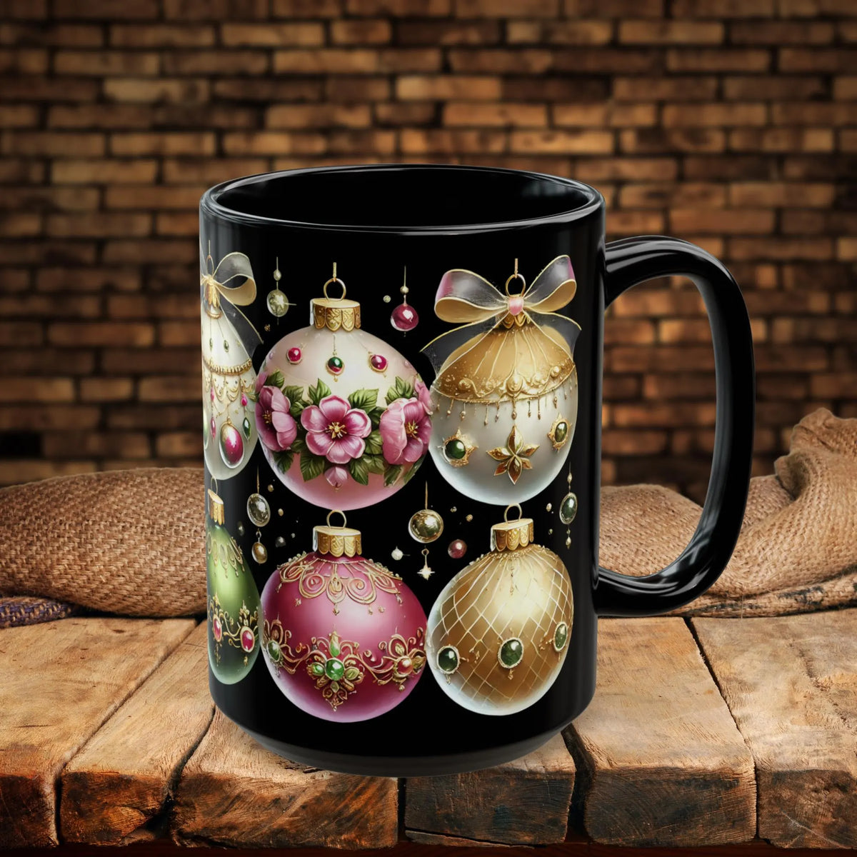 Christmas Mug, Retro Christmas Coffee Mug, Festive Christmas Cup, Holiday Mug, Xmas Mug, Seasonal Kitchen Decor Mug, Hot Chocolate Mug 15oz