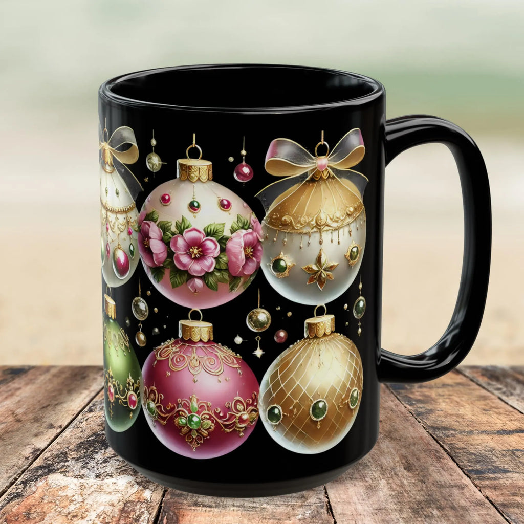 Christmas Mug, Retro Christmas Coffee Mug, Festive Christmas Cup, Holiday Mug, Xmas Mug, Seasonal Kitchen Decor Mug, Hot Chocolate Mug 15oz