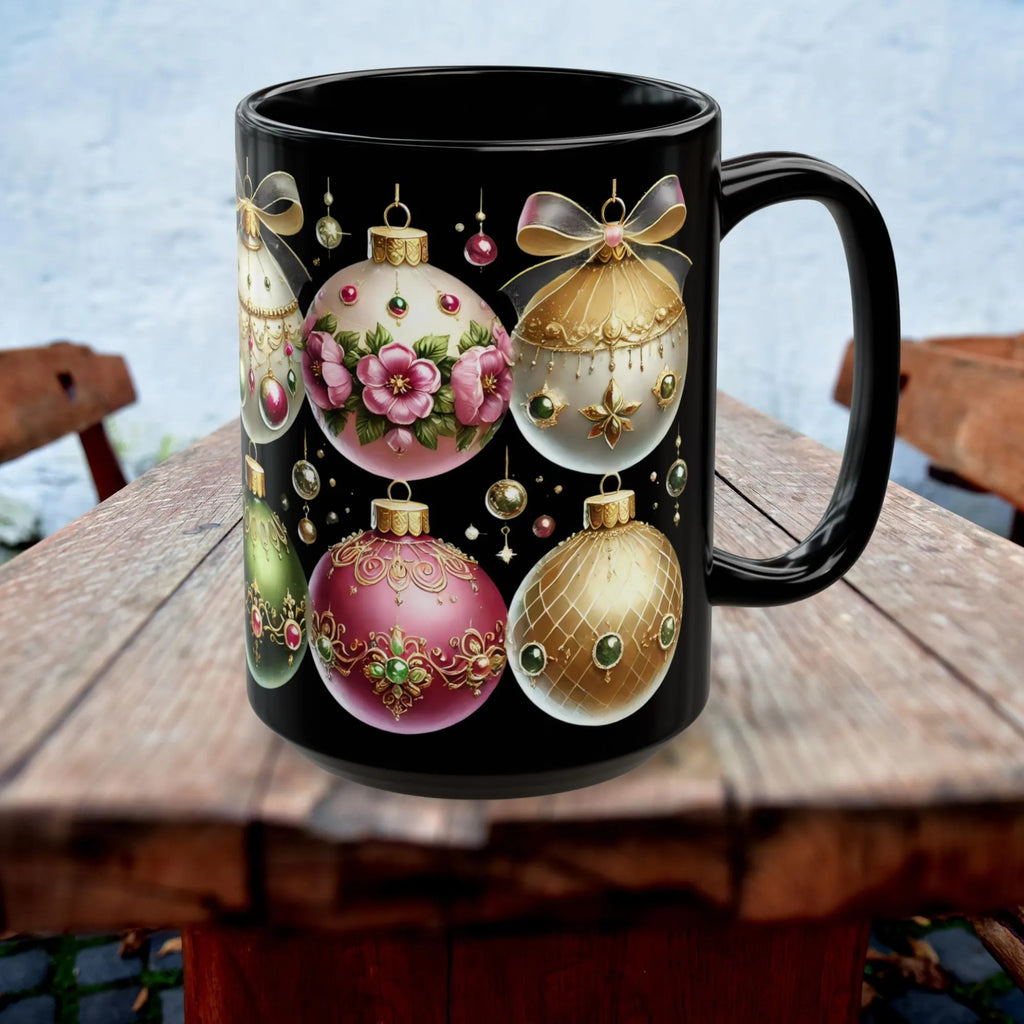 Christmas Mug, Retro Christmas Coffee Mug, Festive Christmas Cup, Holiday Mug, Xmas Mug, Seasonal Kitchen Decor Mug, Hot Chocolate Mug 15oz