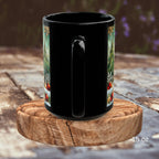 Christmas Mug, Retro Holiday Ceramic Mug, Christmas Coffee Mug, Kitchen Decor Mug 15oz