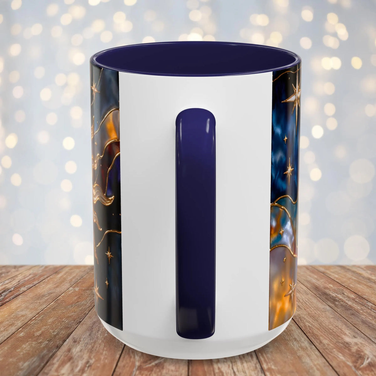Celestial Sun Moon Mug, Stained Glass Style Coffee Mug, Moon & Sun Mug, Witchy Gift Mug, Astrology Mug, Dark Academia Cup, Gothic Cup